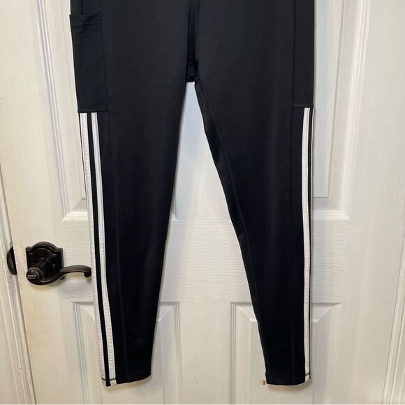 Adidas Women’s Full Length Black and White Leggings - Picture 4 of 11
